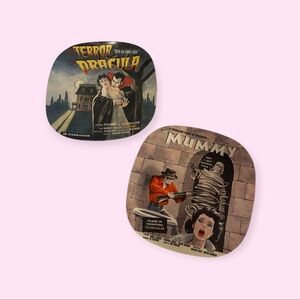 Vintage Horror Movie Plates